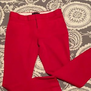Banana Republic Sloan red slacks